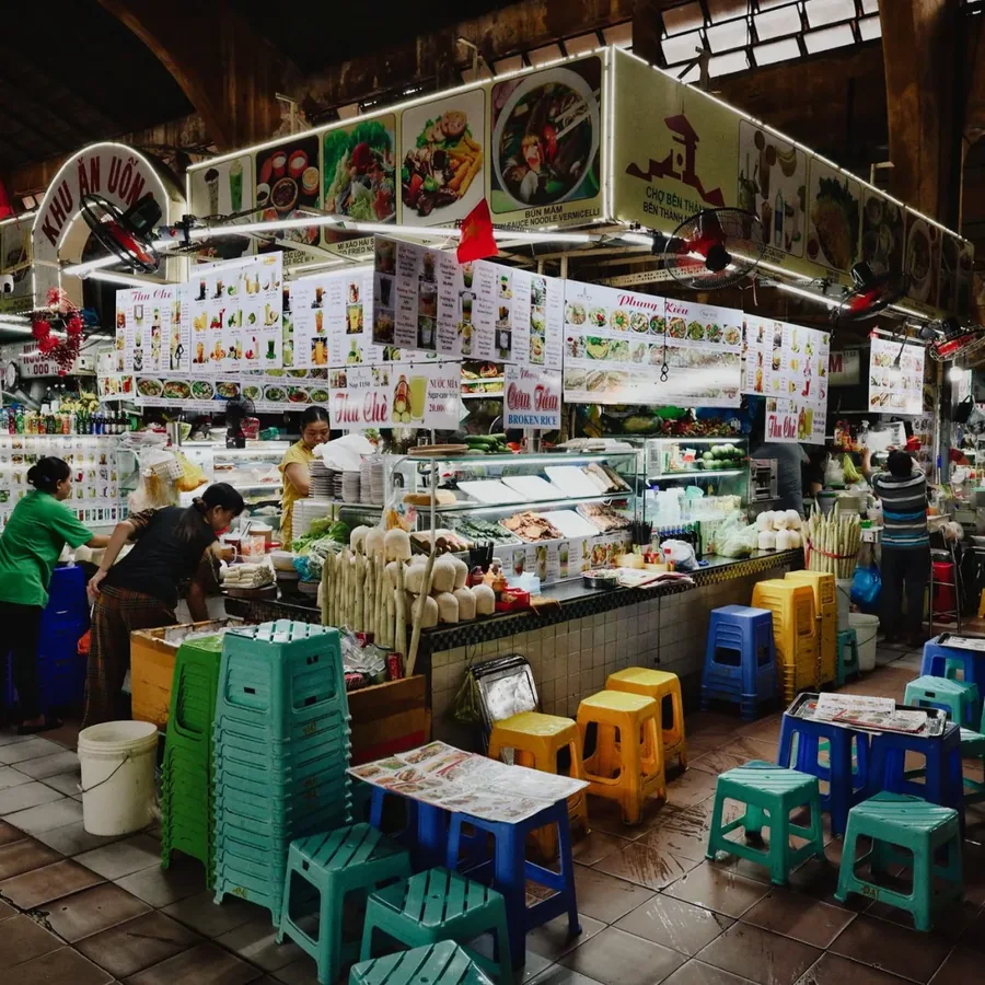 Bàn ăn tại Mộc Thạch Quán